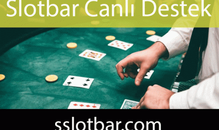 Slotbar canlı destek alanında deneyimli elemanlara yer vermektedir.
