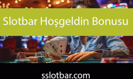 Slotbar hoşgeldin bonusu aracılığıyla ön alandadır.